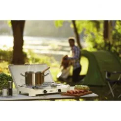 ENDERS Camping-Kocher »Dalgety«, 2 Brenner, Weiß, Pulverbeschichteter Stahl -Camping Verkäufe unnamed file 250