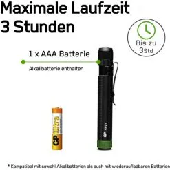 GP Batteries Taschenlampe »CP21«, 20lumen 1X AAA 11 GP Batteries Taschenlampe »CP21«, 20lumen 1X AAA -Camping Verkäufe unnamed file 256