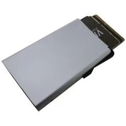 BASI Kartenetui, BxHxL: 9,8 X 6,15 X 1,3 Cm, Silberfarben