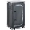Outsunny Campingschrank, BxHxT: 50 X 104,5 X 50 Cm, Aluminium/Oxford Gewebe/MDF