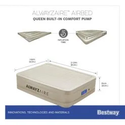BESTWAY Luftbett, 152 X 51 X 203cm, Beige 23 BESTWAY Luftbett, 152 X 51 X 203cm, Beige -Camping Verkäufe unnamed file 33
