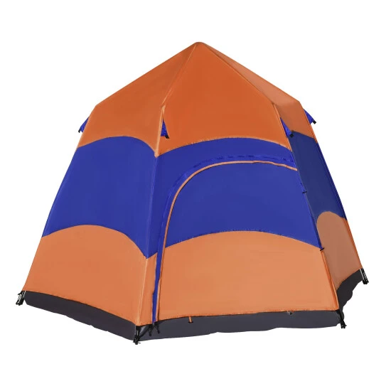 Outsunny Zelt, Für: 6, Orange/blau 1 Outsunny Zelt, Für: 6, Orange/blau