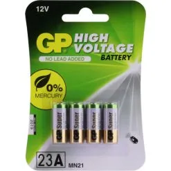 GP Batteries Alkaline Rundzellenbatterie »23A GP«, Hochspannung 12V, 4 Stück -Camping Verkäufe unnamed file 354