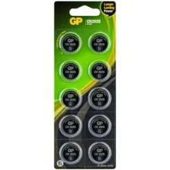 GP Batteries Lithium Knopfzelle »CR2025«, 3V, 10 Stück -Camping Verkäufe unnamed file 362