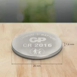 GP Batteries Lithium Knopfzelle »CR2016«, 3V, 5 Stück -Camping Verkäufe unnamed file 373