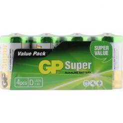 GP Batteries D Mono Batterie »GP Alkaline Super«, 1,5V, 4 Stück -Camping Verkäufe unnamed file 391