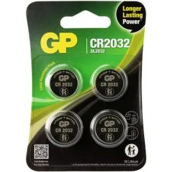 GP Batteries Lithium Knopfzelle »CR2032«, 3V, 4 Stück -Camping Verkäufe unnamed file 395