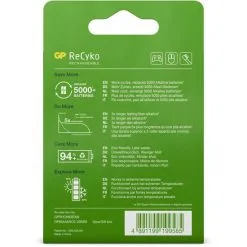 GP Batteries AAA Akku »ReCyko«, 850 MAh, 1,2V, 2 Stück -Camping Verkäufe unnamed file 431