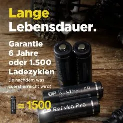 GP Batteries AAA Akku »ReCyko«, 800 MAh, Pro, 1,2V, 4 Stück -Camping Verkäufe unnamed file 456