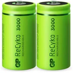 GP Batteries C Baby Akku »ReCyko«, 3000 MAh 1,2V, 2 Stück