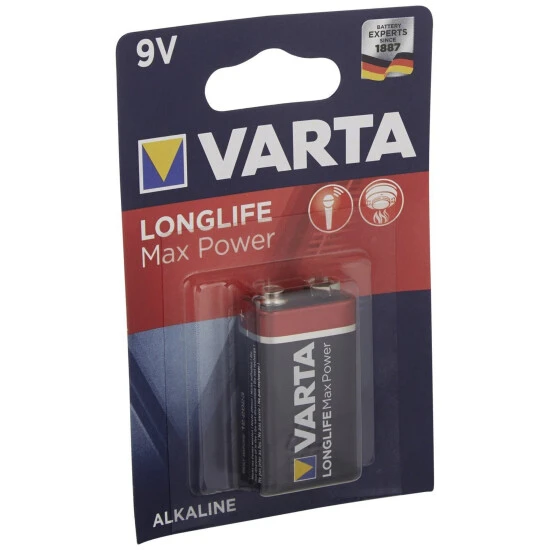 VARTA Batterie, LONGLIFE, 9-V-Block, 9 V 2 VARTA Batterie, LONGLIFE, 9-V-Block, 9 V – Bild 2