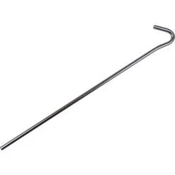 HAPPY PEOPLE Zeltnägel, Silberfarben, Metall, Länge: 24 Cm