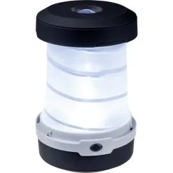 HAPPY PEOPLE Campingleuchte, Schwarz/grau, Acrylnitril-Butadien-Styrol (ABS)