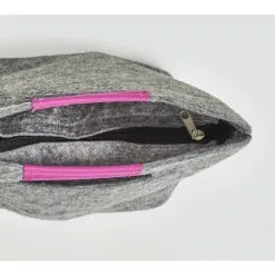 ZELLER Kühltasche, Filz/Kunststoff, Grau/pink -Camping Verkäufe unnamed file 760