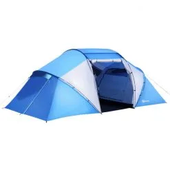 Outsunny Campingzelt, Für: 6, Blau