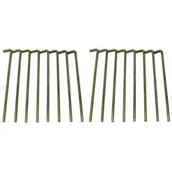 GRASEKAMP Erdnägel »Heringe«, Metall, 16 Stück